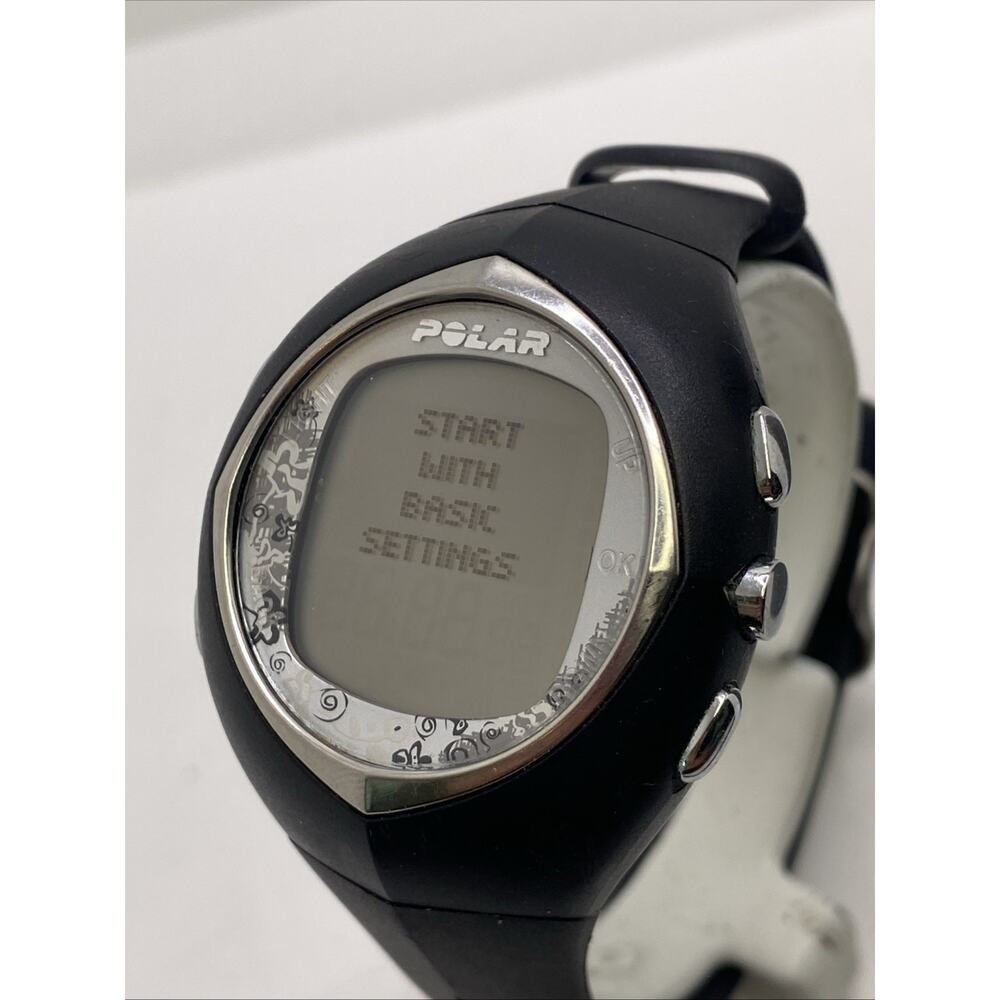 Polar F6 Womens Sports Fitness Watch Works New Battery